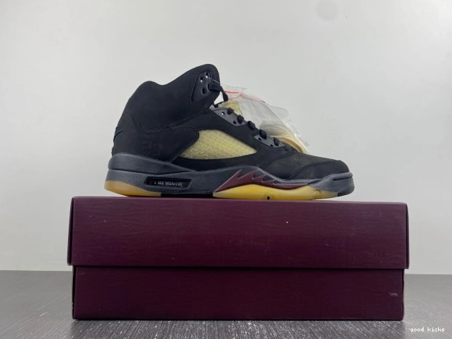 Cheap Black x A Air 5 Maniere Ma Jordan FD1330-001 0707